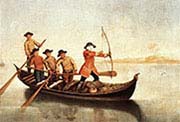 Duck Hunters on the Lagoon